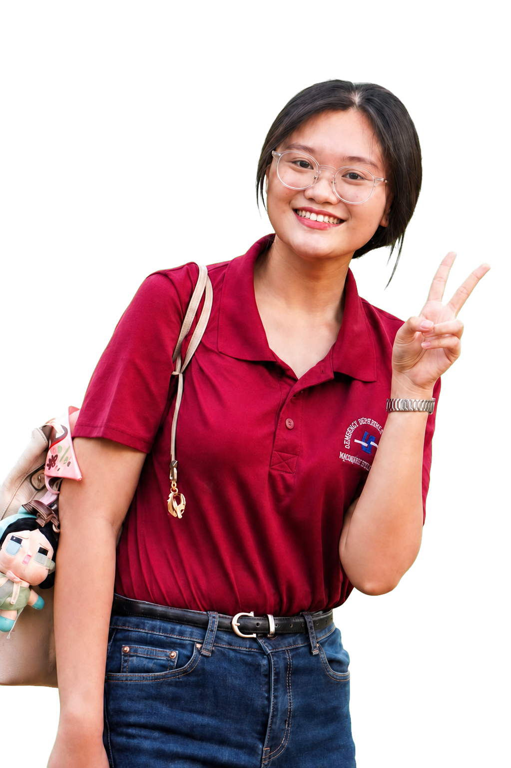 Mobility student ready for an international exchange programme